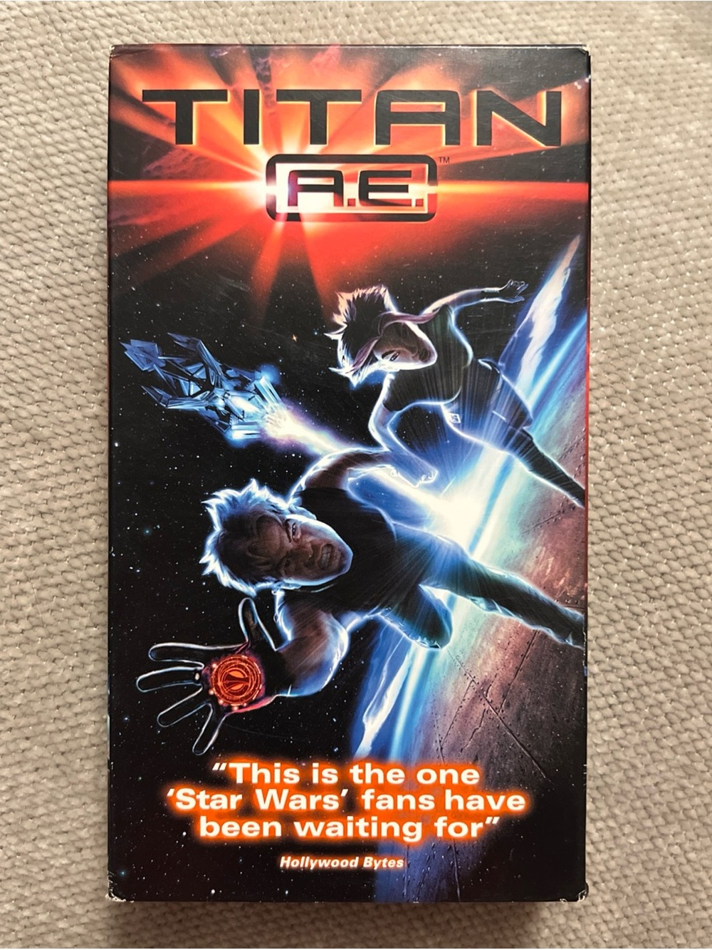 Titan AE VHS Animated Movie Anime Drew Barrymore Matt Damon Vintage 2000